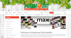 Desktop Screenshot of paramountmerchandise.co.nz
